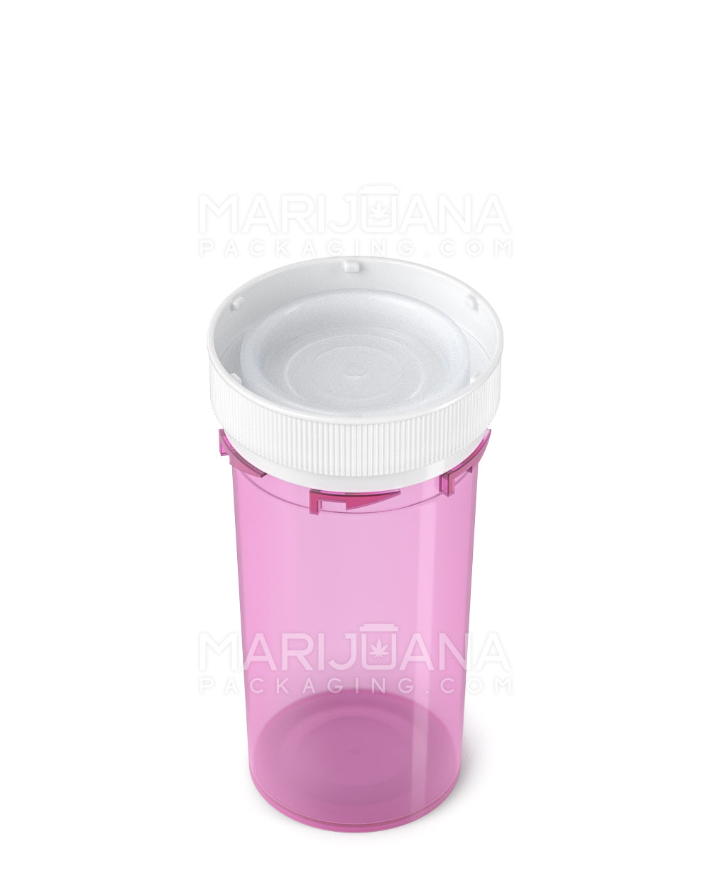 Child Resistant | Pink Reversible Cap Vials | 40dr - 10g - 150 Count - 5