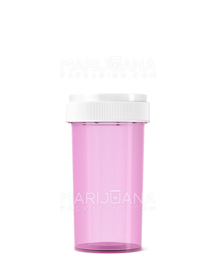 Child Resistant Pink Reversible Cap Vials | 40dr - 10g | Sample Image