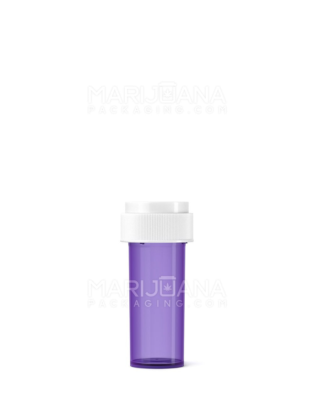 Child Resistant Purple Reversible Cap Vials | 8dr - 1g | Sample - 1