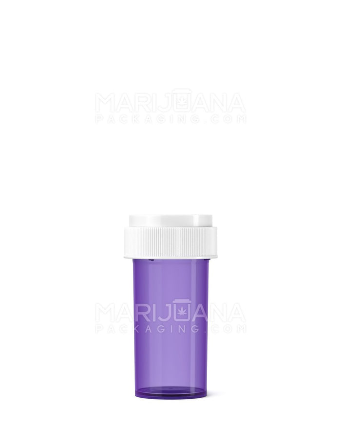 Child Resistant Purple Reversible Cap Vials | 13dr - 2g | Sample Image