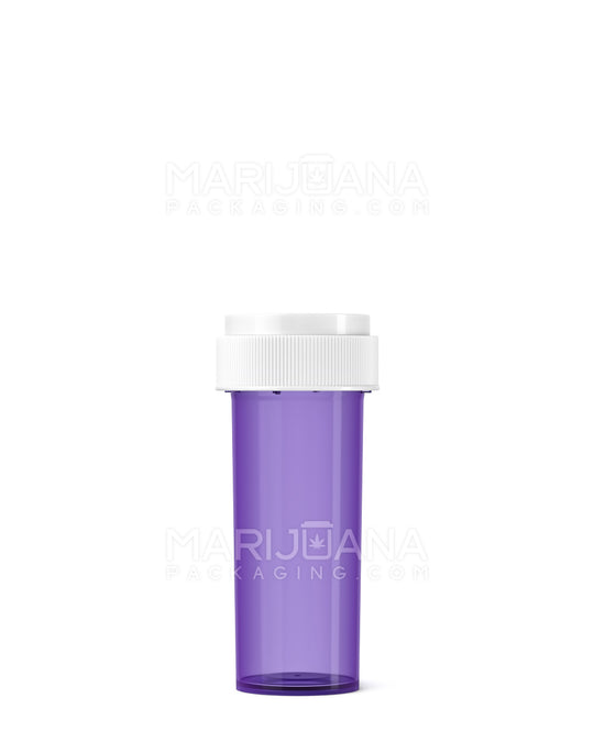 Child Resistant | Purple Reversible Cap Vials | 16dr - 3g - 230 Count - 1