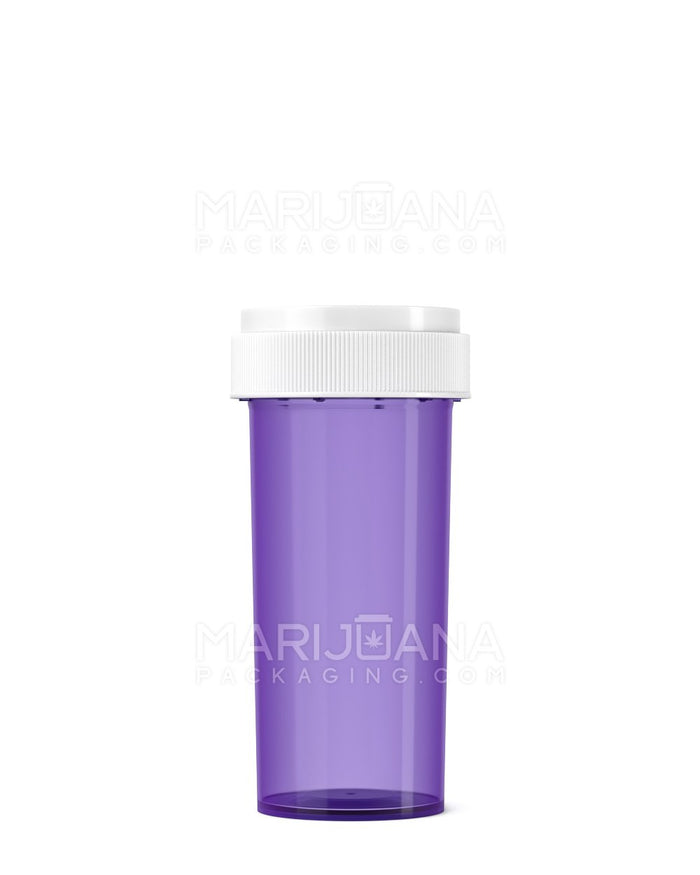 Child Resistant Purple Reversible Cap Vials | 30dr - 7g | Sample Image