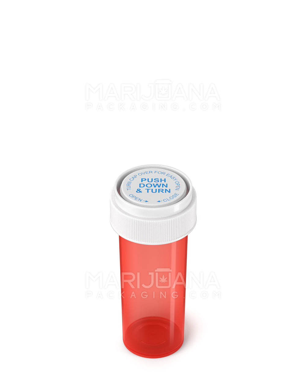 Child Resistant | Red Reversible Cap Vials | 16dr - 3g - 230 Count - 4