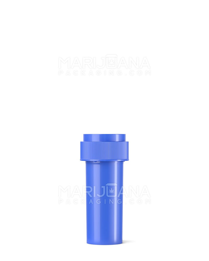 Child Resistant Opaque Blue Reversible Cap Vials | 8dr - 1g | Sample Image