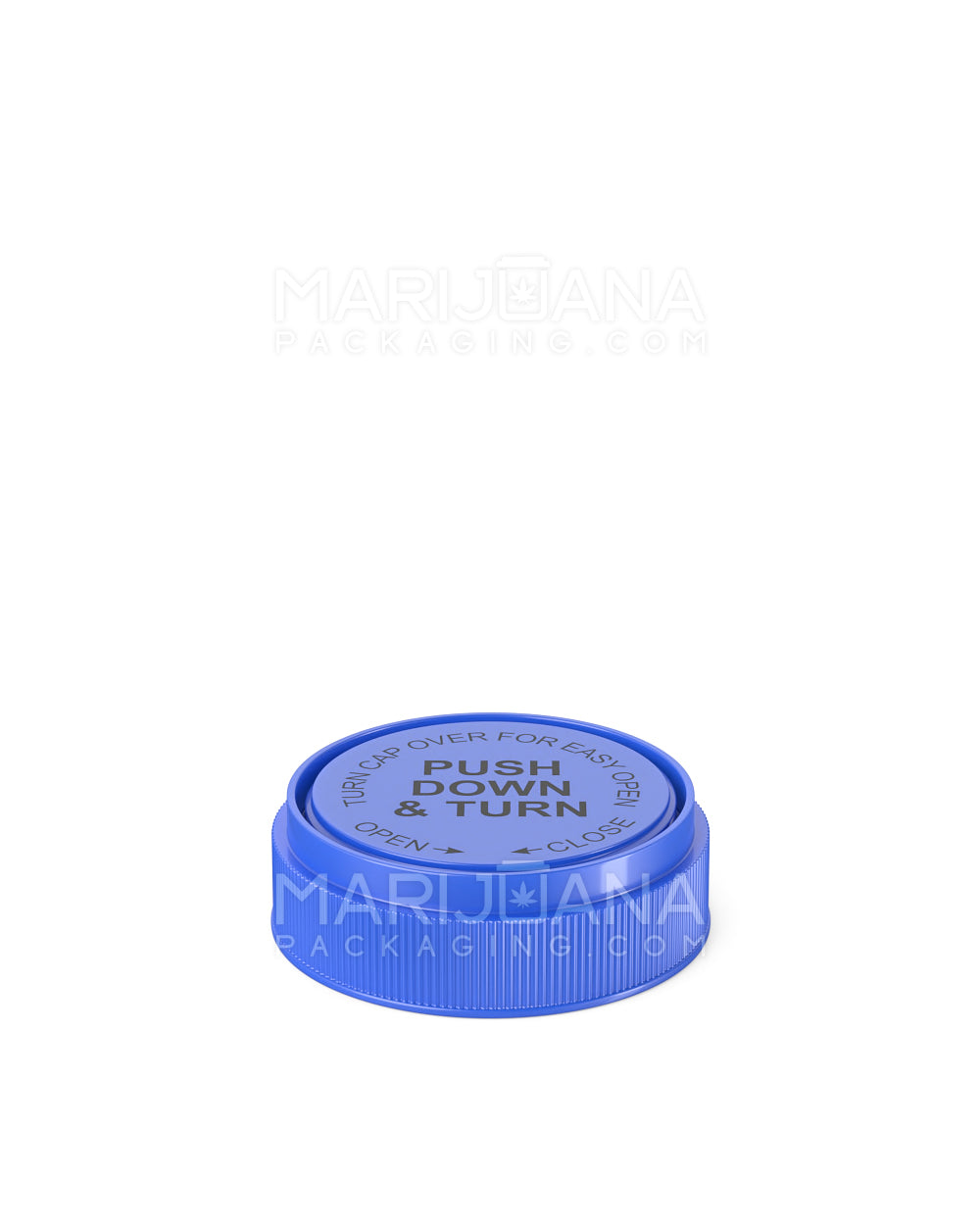 Child Resistant | Opaque Blue Reversible Cap Vials | 60dr - 14g - 100 Count - 13