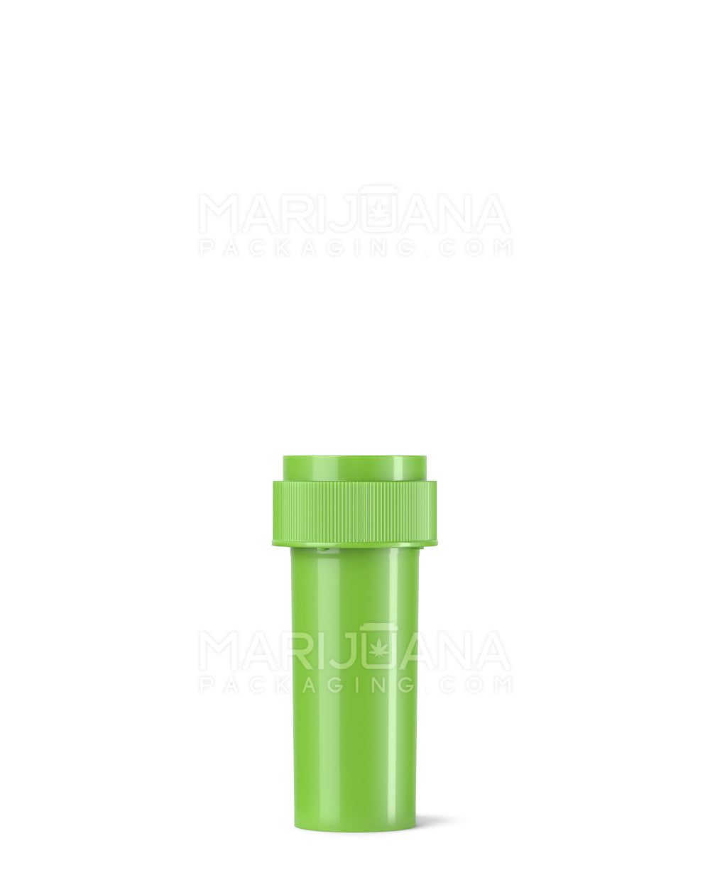 Child Resistant Opaque Green Reversible Cap Vials | 8dr - 1g | Sample - 1