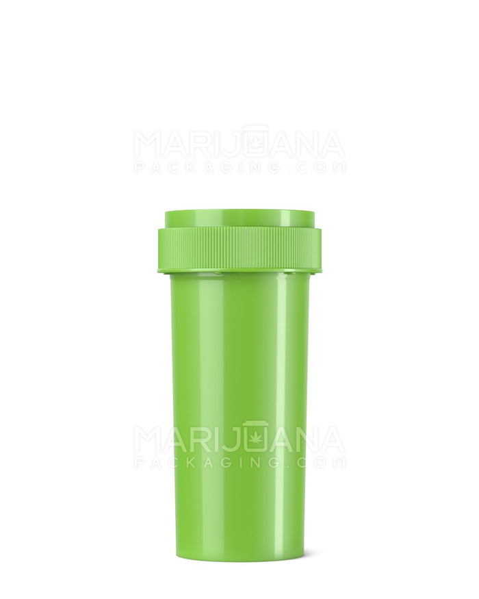 Child Resistant Opaque Green Reversible Cap Vials | 30dr - 7g | Sample Image