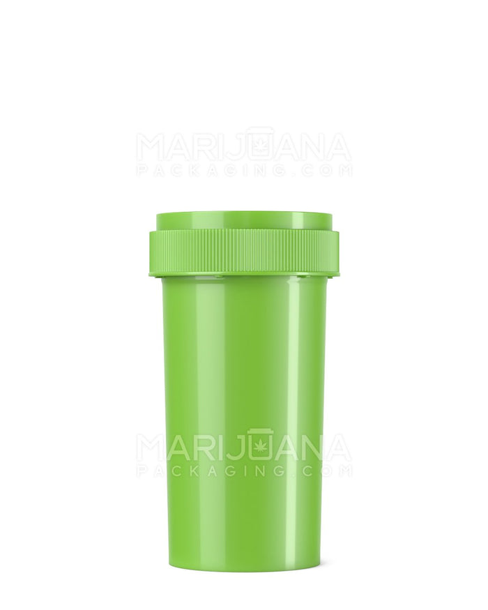 Child Resistant Opaque Green Reversible Cap Vials | 40dr - 10g | Sample Image