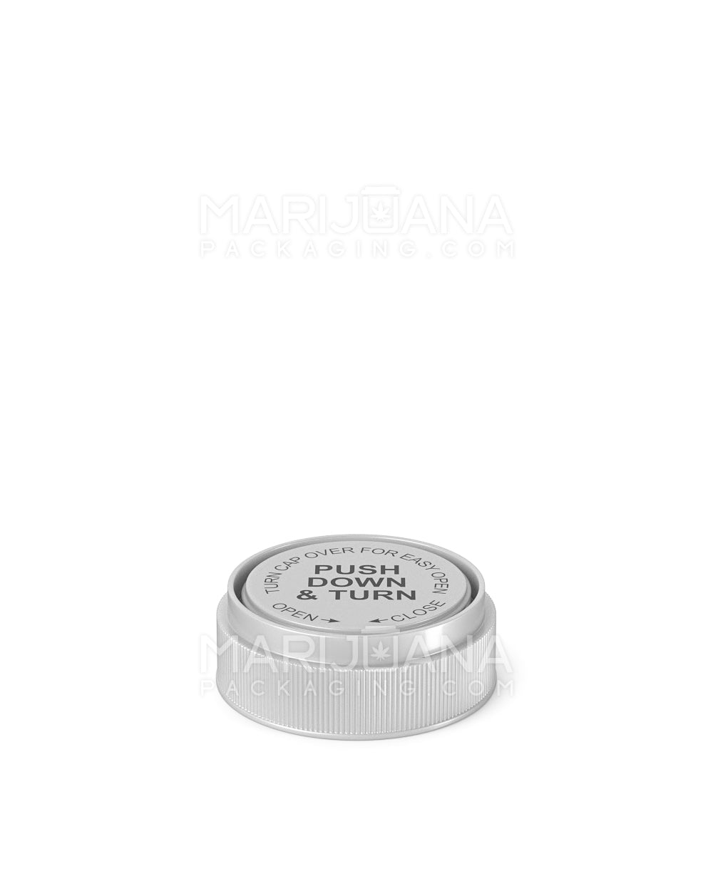 Child Resistant | Opaque Silver Reversible Cap Vials | 20dr - 3.5g - 240 Count - 13