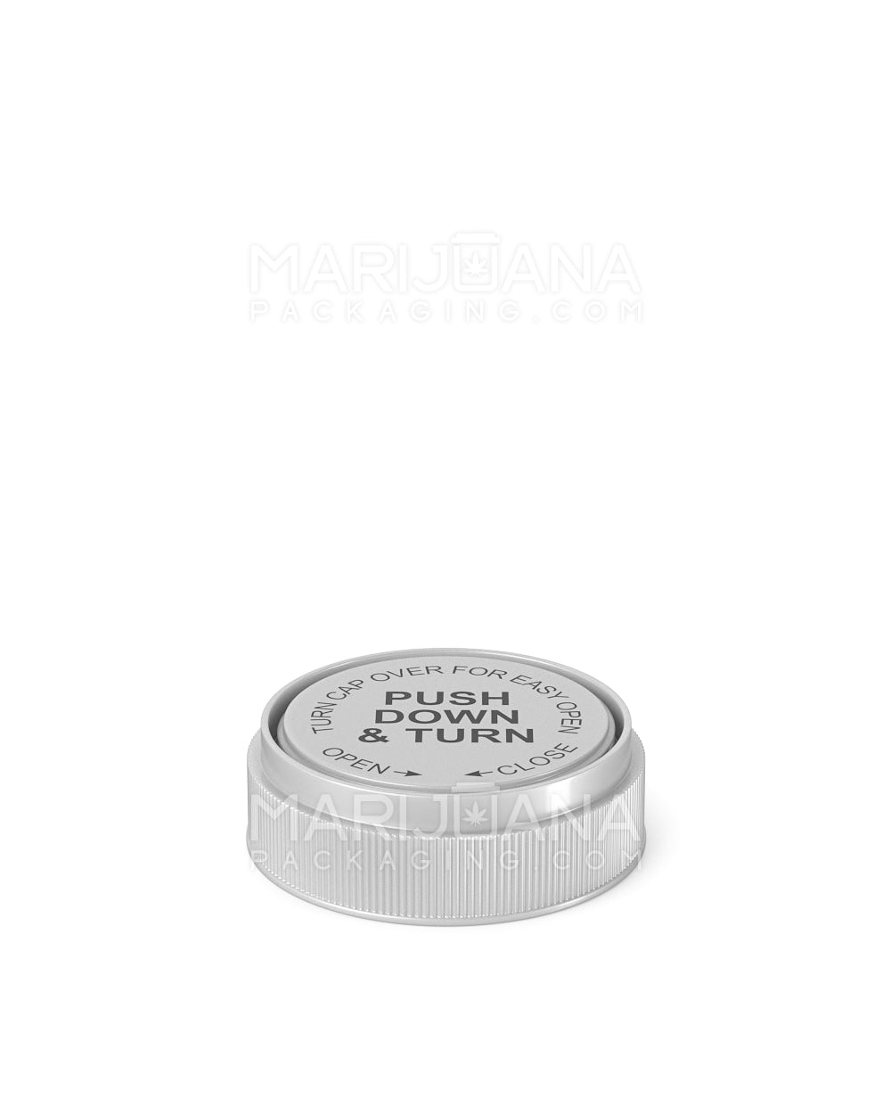 Child Resistant | Opaque Silver Reversible Cap Vials | 40dr - 10g - 150 Count - 13