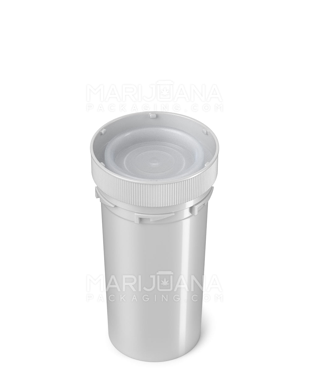 Child Resistant | Opaque Silver Reversible Cap Vials | 40dr - 10g - 150 Count - 5