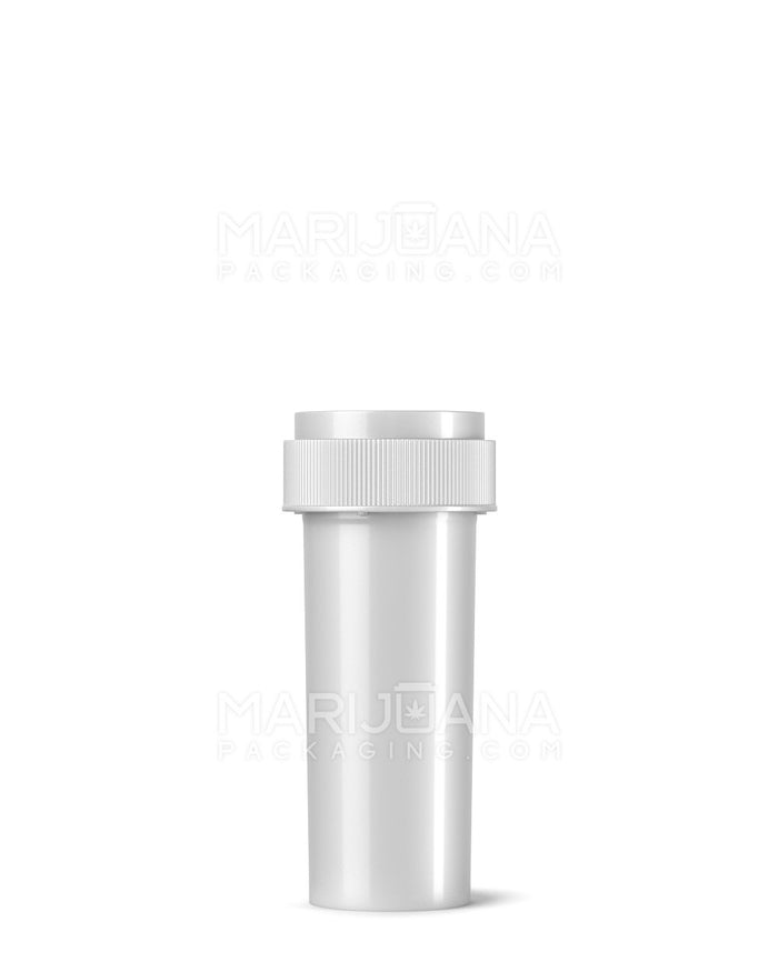 Child Resistant Opaque Silver Blank Reversible Cap Vials | 16dr - 3g | Sample Image