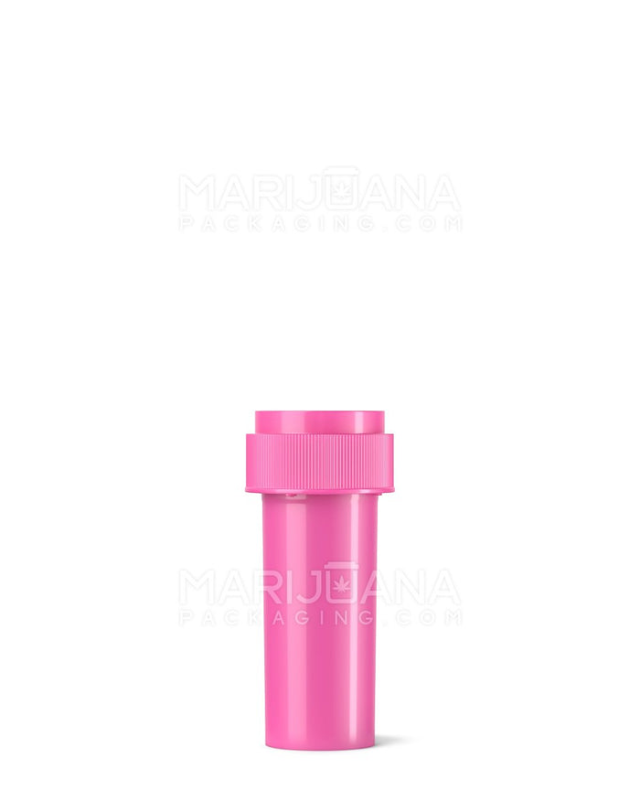 Child Resistant Opaque Pink Reversible Cap Vials | 8dr - 1g | Sample Image