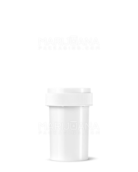 Child Resistant Opaque White Reversible Cap Vials | 20dr - 3.5g | Sample - 1