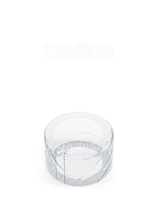 Tamper Evident Heat Seal PVC Flat Shrink Bands for Concentrate Jars | 9ml - Clear Plastic | Sample - 1