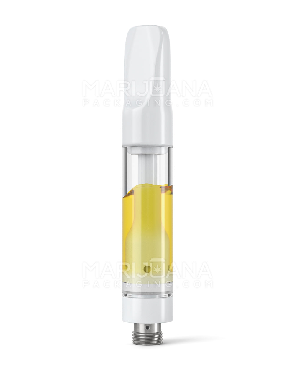 Ceramic Cartridge with White Ceramic Mouthpiece w/ 2mm Aperture | 1mL - Screw On | Sample - 2