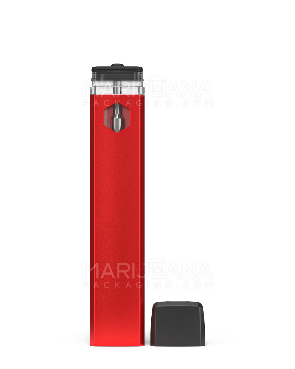 ALD | Red Rechargeable Disposable Vape Pen w/ Mouthpiece & 1mm Aperture | 1mL - 350 mAh - 100 Count - 4