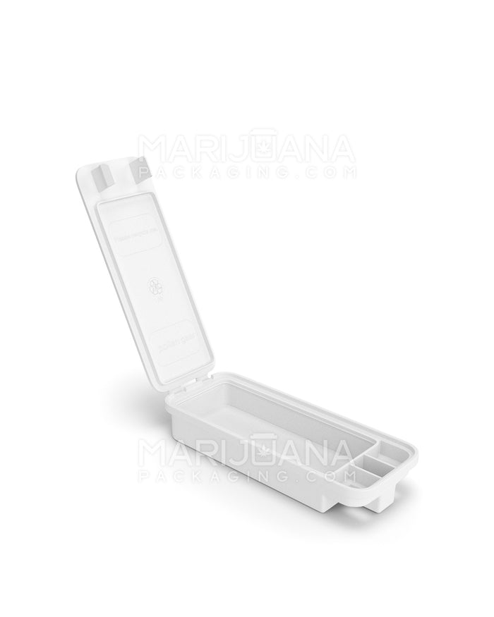 POLLEN GEAR | Child Resistant SnapTech Pre-Roll Case | Small - White Plastic - 450 Count Image