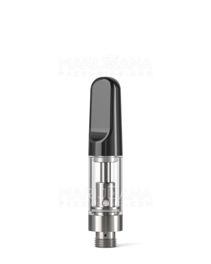 CCELL | TH2 Glass Cartridge with Black Ceramic Mouthpiece | 0.5mL - Screw On | Sample Image