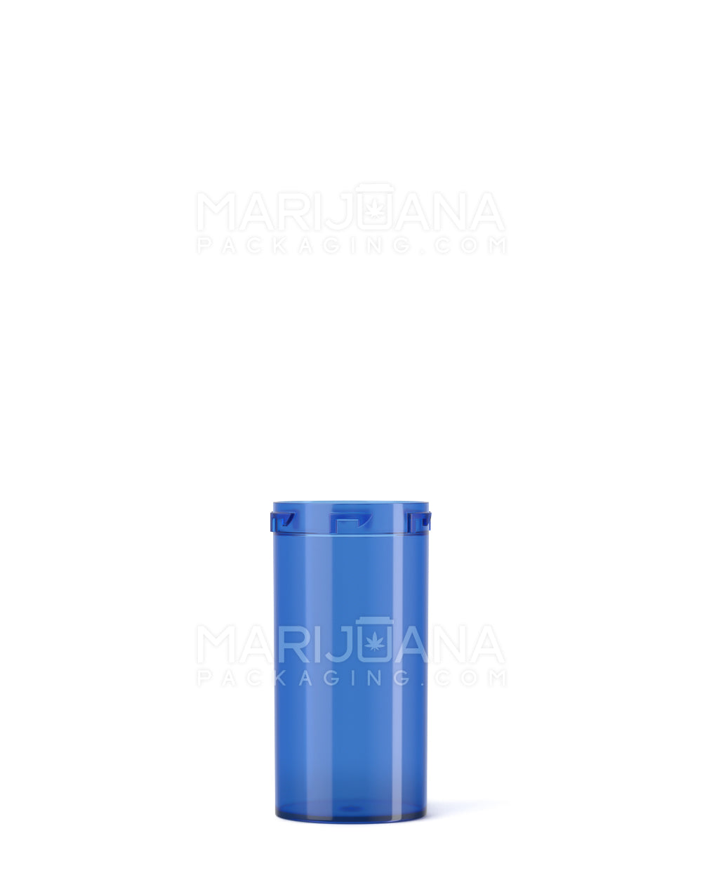 Child Resistant Transparent Blue Veterinary Push Down & Turn Cap Vial | 13dr | Sample - 3