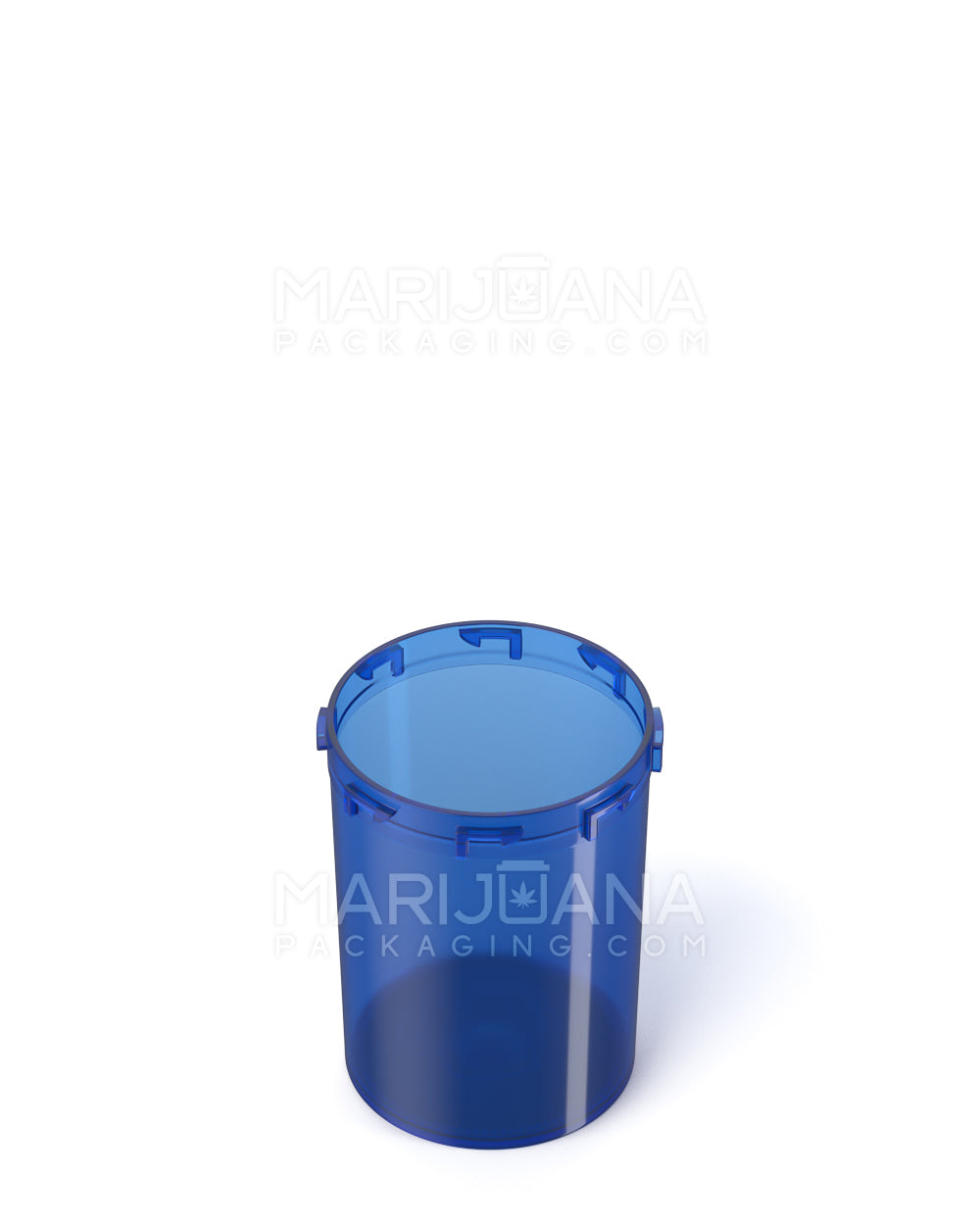 Child Resistant Transparent Blue Veterinary Push Down & Turn Cap Vial | 30dr | Sample - 5