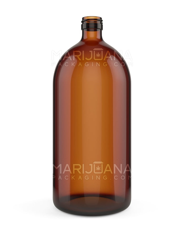 Amber Glass Bottles | 28mm - 1000mL - 14 Count Image