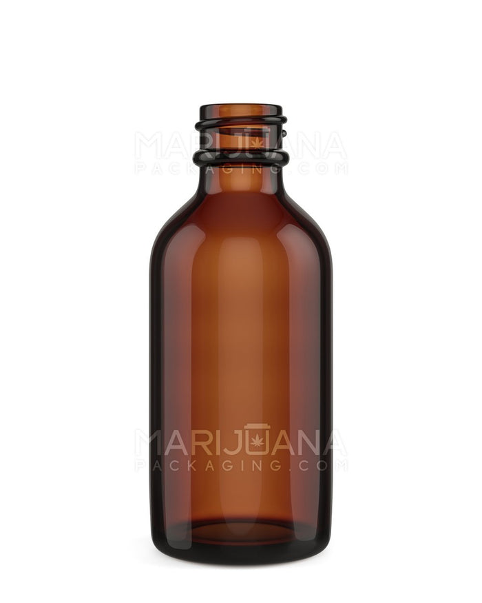 Glass Tincture Bottles | 2oz - Amber | Sample Image