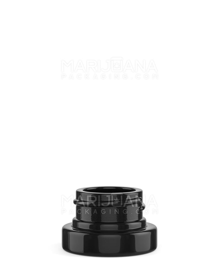 Glossy Black Glass Concentrate Containers | 28mm - 5mL | Sample Image