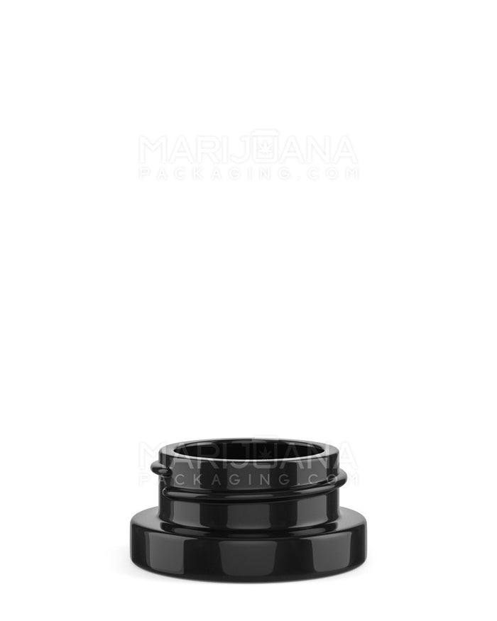 Glossy Black Glass Concentrate Containers | 38mm - 9mL | Sample Image