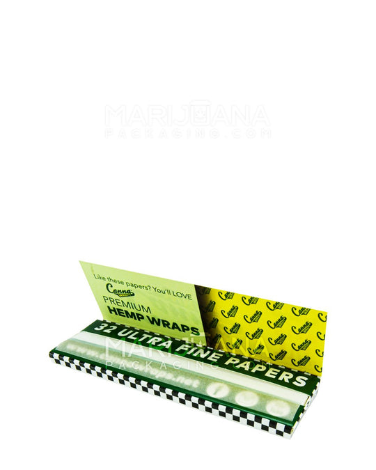 CANNA WRAPS | 'Retail Display' 1 1/4 Size Rolling Papers | 83mm - Classic - 25 Count - 5