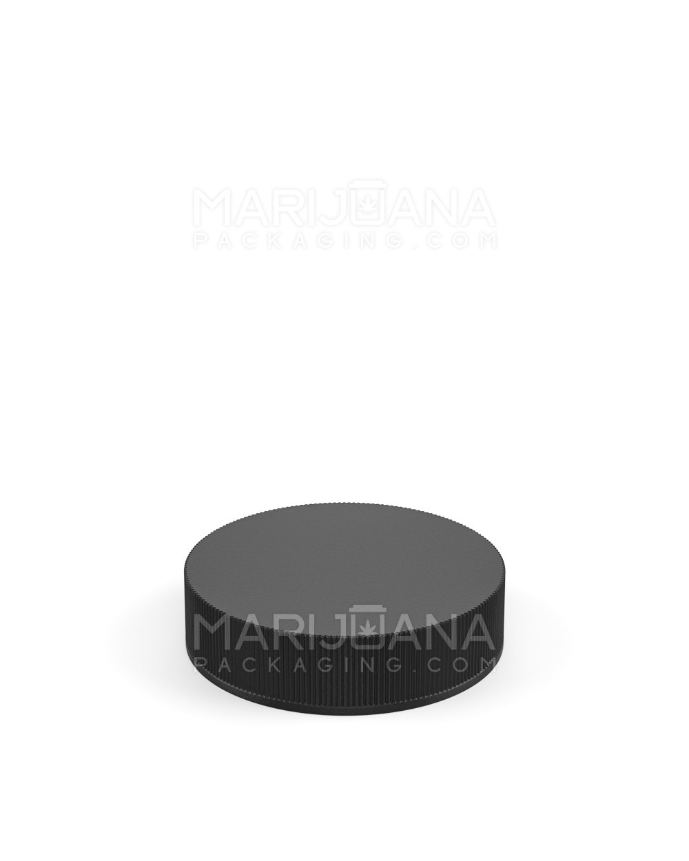 Child Resistant | Black Glass Jars with Flush Black Cap | 50mm - 3oz - 150 Count - 8