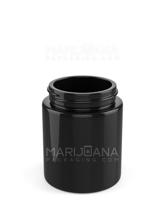 Child Resistant | Black Glass Jars with Flush Black Cap | 50mm - 4oz - 100 Count - 3