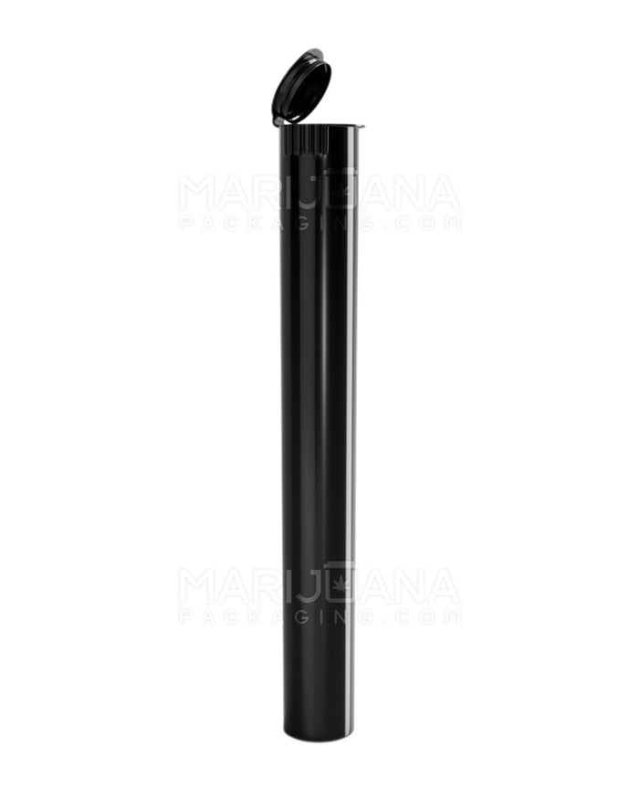 Child Resistant King Size Pop Top Opaque Plastic Pre-Roll Tubes | 150mm - Black | Sample Image