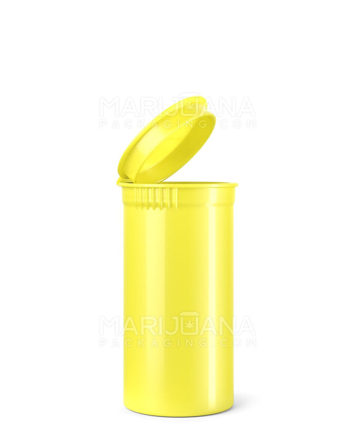 Child Resistant Opaque Lemon Pop Top Bottles | 13dr - 2g | Sample Image