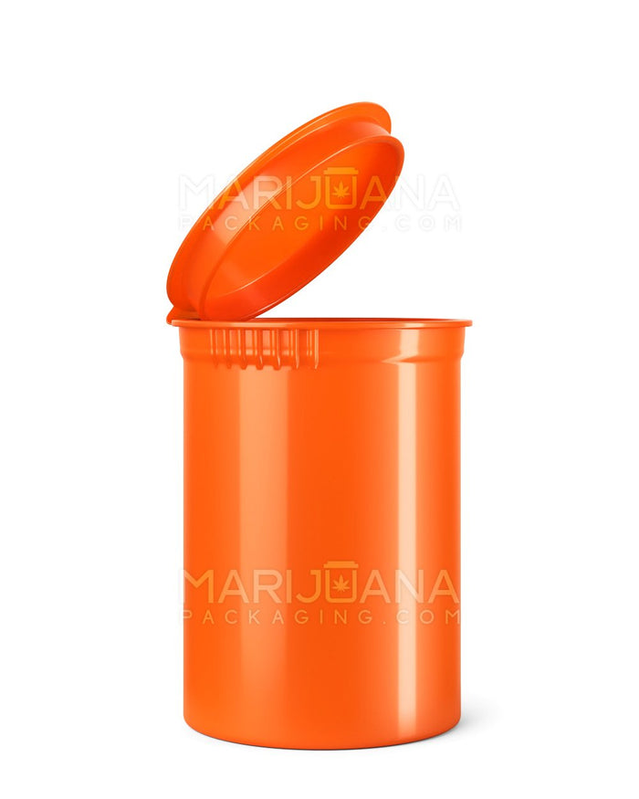 Child Resistant Opaque Mango Pop Top Bottles | 30dr - 7g | Sample Image