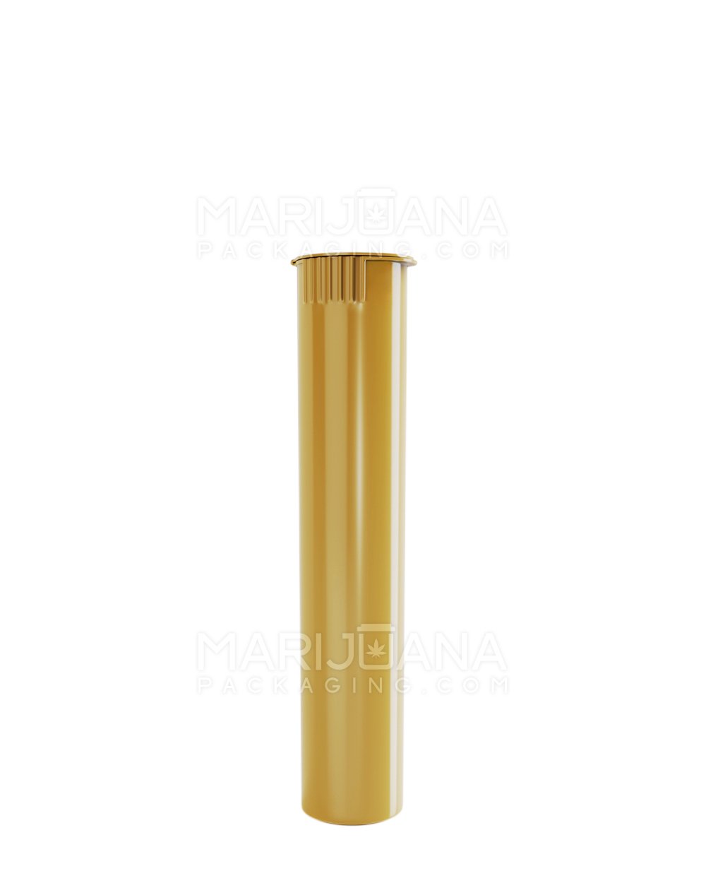 Child Resistant | Pop Top Opaque Plastic Pre-Roll Tubes | 98mm - Gold - 1000 Count - 2