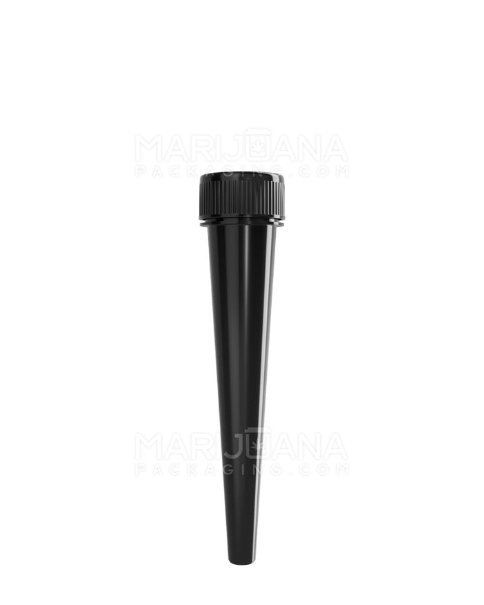 Child Resistant | Push Down & Turn Opaque Conical Pre-Roll Tubes | 98mm - Black - 850 Count Image