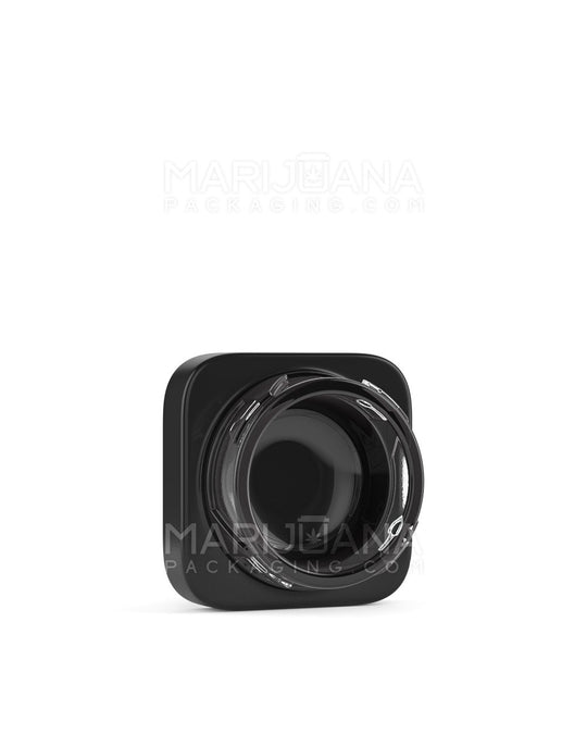 Child Resistant | Qube Black Glass Concentrate Jar w/ Black Cap | 32mm - 5mL - 250 Count - 4