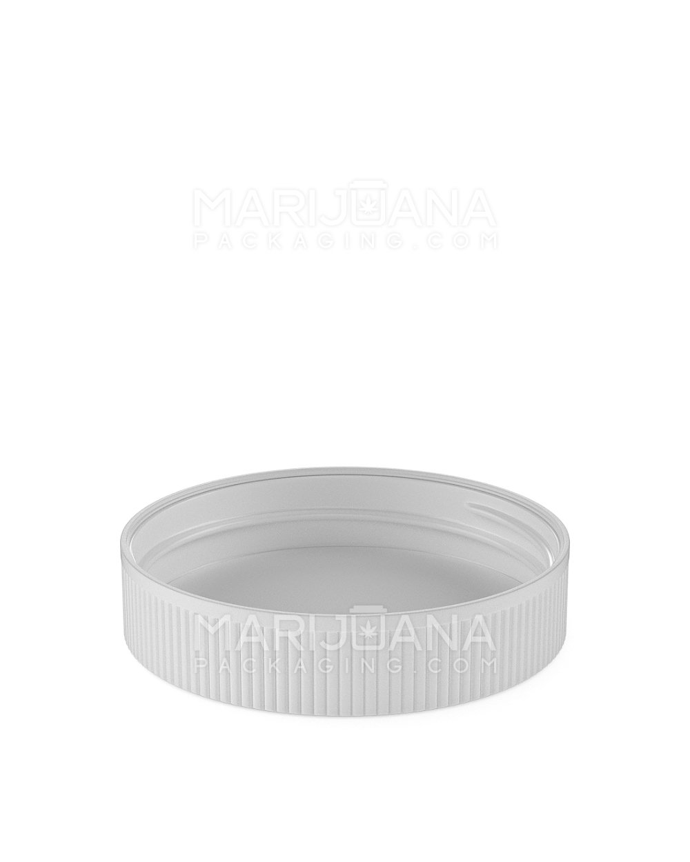 Child Resistant | Ribbed Push Down & Turn Plastic Caps w/ Foam Liner | 70mm - Semi Gloss Plastic - 36 Count - 4