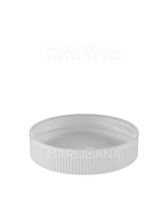 Child Resistant | Ribbed Push Down & Turn Plastic Caps w/ Foam Liner | 70mm - Semi Gloss Plastic - 36 Count - 4