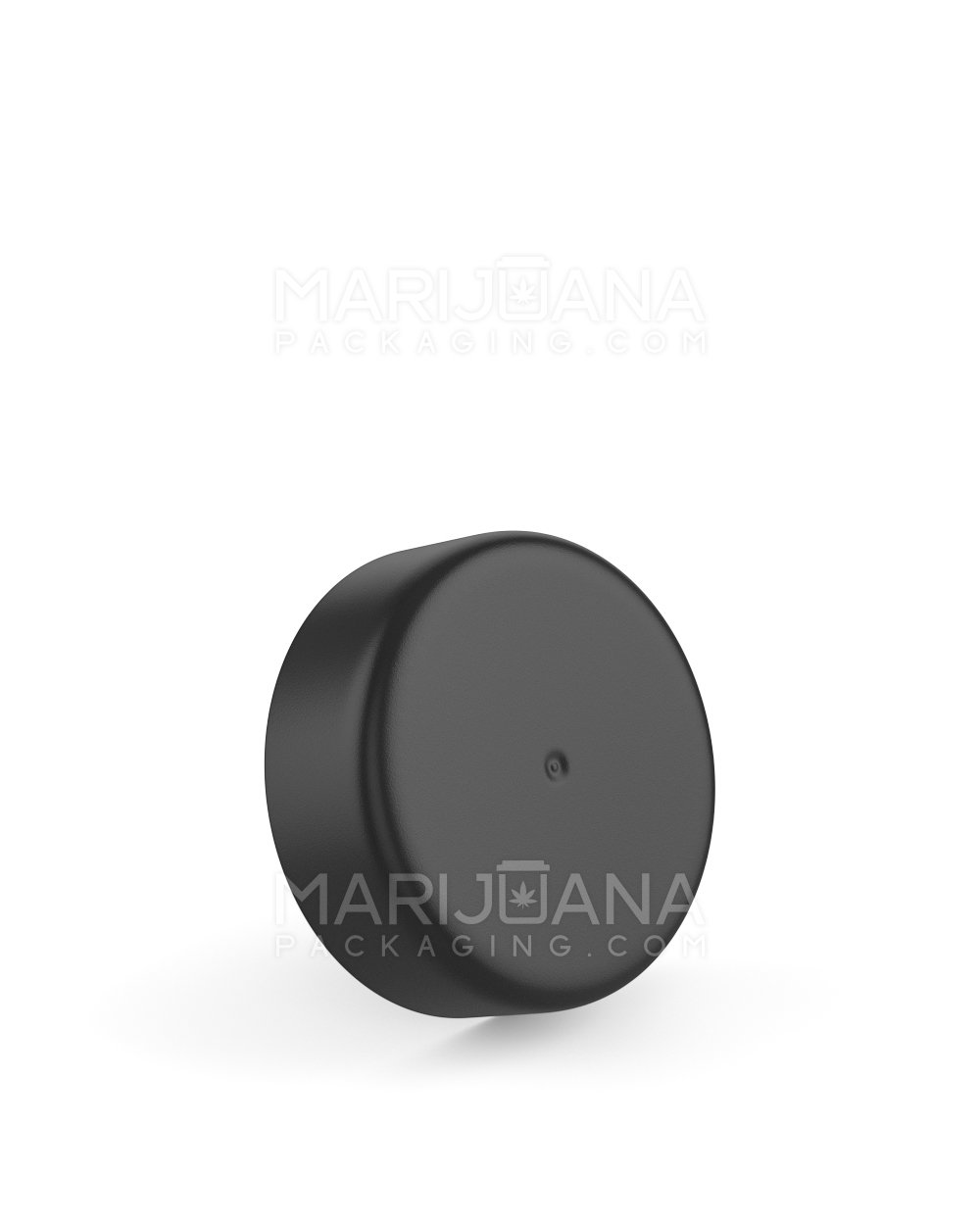 Child Resistant | Smooth Push Down & Turn Plastic Caps w/ Foam Liner | 38mm - Matte Black - 288 Count - 1