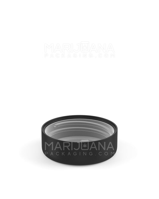 Child Resistant | Smooth Push Down & Turn Plastic Caps w/ Foam Liner | 38mm - Matte Black - 288 Count - 4