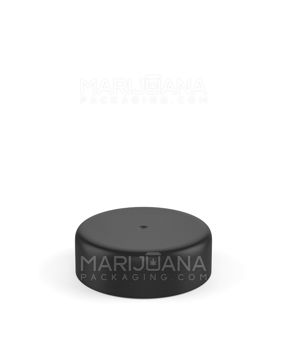 Child Resistant | Smooth Push Down & Turn Plastic Caps w/ Foam Liner | 38mm - Matte Black - 288 Count - 3