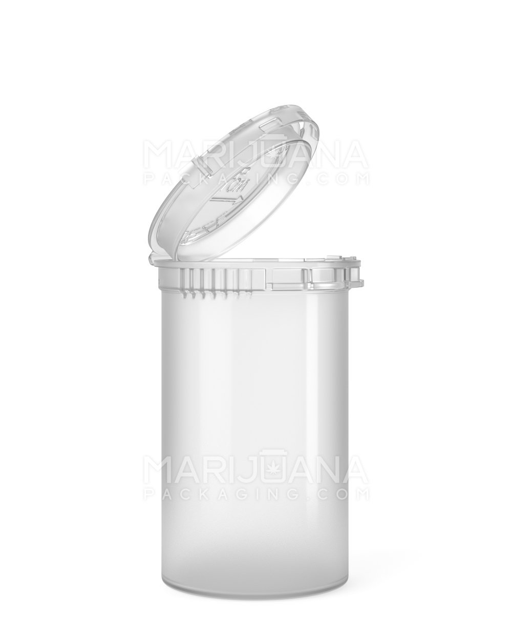 Child Resistant & Tamper Evident Clear Pop Top Bottles | 19dr - 3.5g | Sample - 1