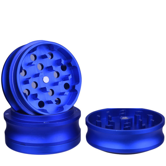 CHROMIUM CRUSHER | Magnetic Aluminum Vortex Grinder | 4 Piece - 56mm - Blue - 1