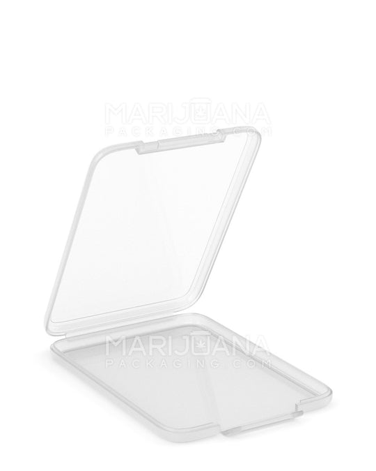 Hinged Lid Slim Shatter Container | 4.5 mm - Clear Plastic - 1000 Count - 1