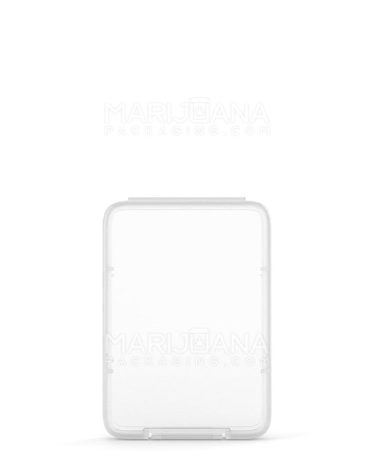 Hinged Lid Slim Shatter Container | 5.3mm - Clear Plastic - 1000 Count - 5