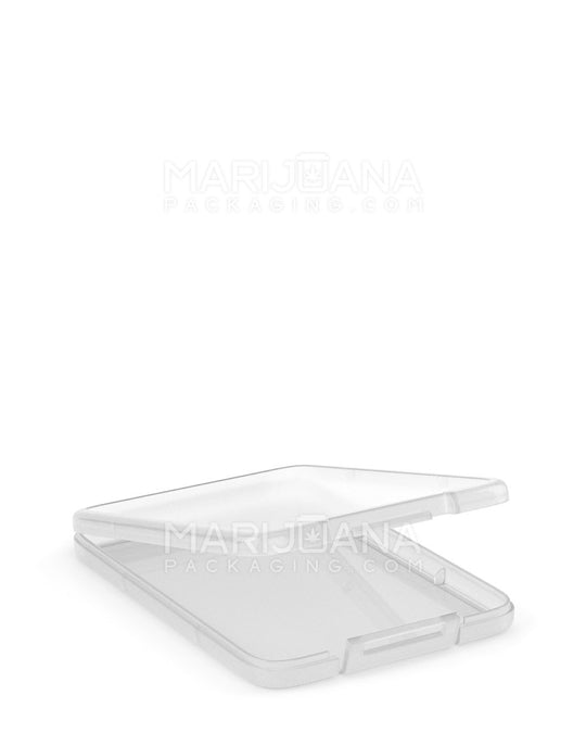 Hinged Lid Slim Shatter Container | 5.3mm - Clear Plastic - 1000 Count - 2