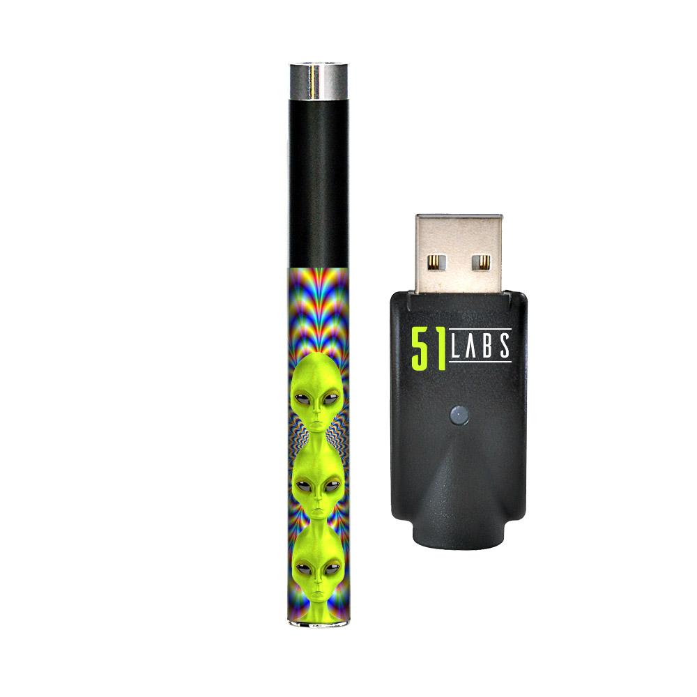 Custom Buttonless Vaporizer Pen Battery and USB - 1