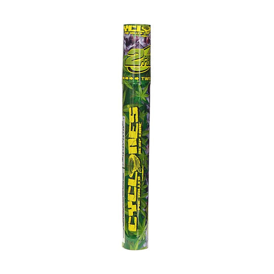 CYCLONES | 'Retail Display' 2x Hemp Cones | 109mm - Grape - 48 Count - 4